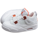 AIR JORDAN 4 METALLIC ORANGE BLACK/WHITE-TOTAL ORANGE