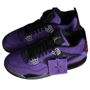 TRAVIS SCOTT X AIR JORDAN 4 RETRO PURPLE DYNASTY/VARSITY RED/BLACK