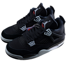 AIR JORDAN 4 RETRO BLACK CANVAS