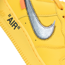 Off-White x Nike AirForce 1 "University Gold"