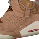 TRAVIS SCOTT X AIR JORDAN 6 RETRO BRITISH KHAKI/SAIL/BRIGHT CRIMSON