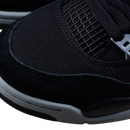 AIR JORDAN 4 RETRO BLACK CANVAS