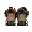 TRAVIS SCOTT X AIR JORDAN 6 RETRO MEDIUM OLIVE/BLACK-SAIL-UNIVERSITY RED