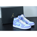 Air Jordan 1 Mid ''Purple Aqua''