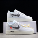 OFF-WHITE X AIR FORCE 1 COMPLEXCON EXCLUSIVE WHITE/METALLIC SILVER-SAIL